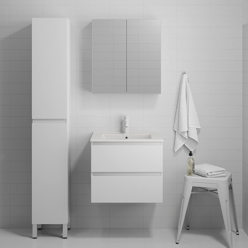 Ormarić za kupatilo s umivaonikom KENWOOD 61 cm, hrast