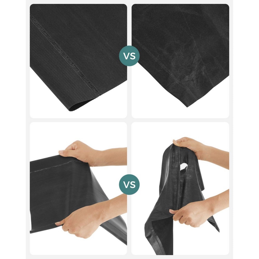 Ormarić za obuću ALVORO crne boje