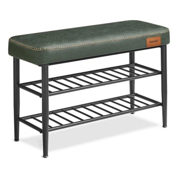 Ormarić za obuću ANDOR zelena/crna