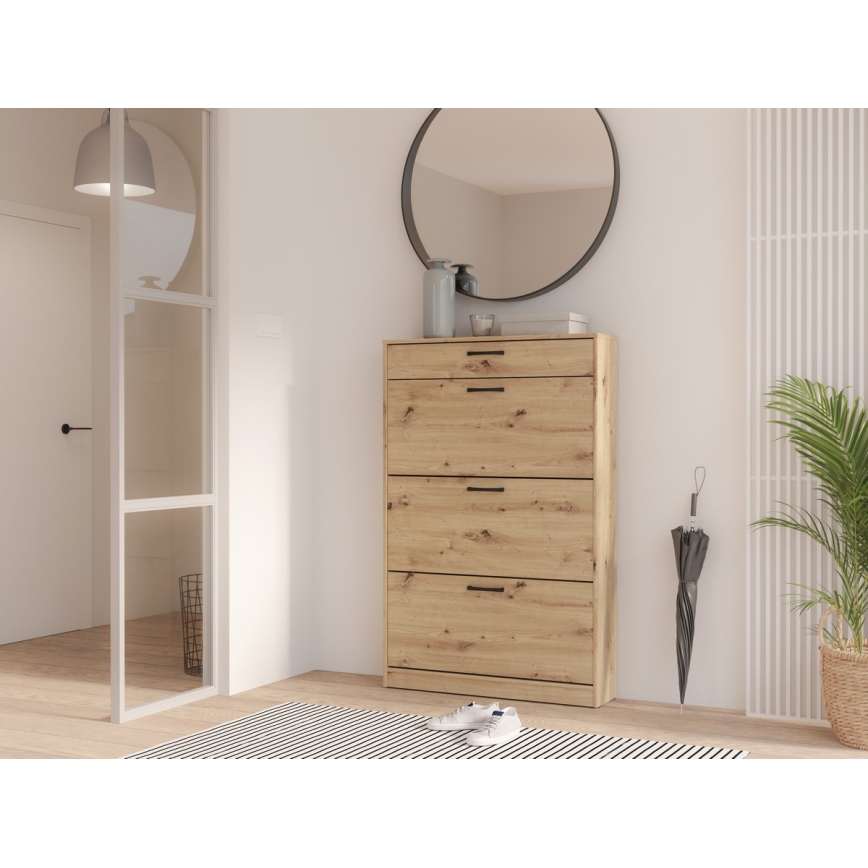 Ormarić za obuću KAVI, hrast artisan