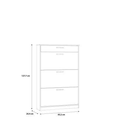 Ormarić za obuću KAVI, hrast artisan