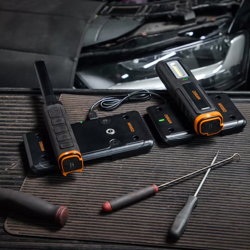 Osram - Bežični magnetni punjač LEDINSPECT DUAL CHARGE PAD 5V