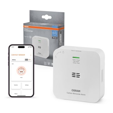 Osram - Detektor ugljen-monoksida SMART+ 2xAA Wi-Fi
