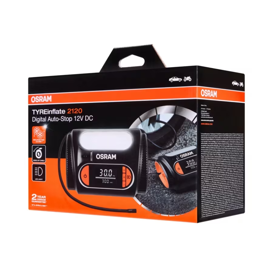 Osram - Digitalni kompresor TYREinflate 2120 180W/12V