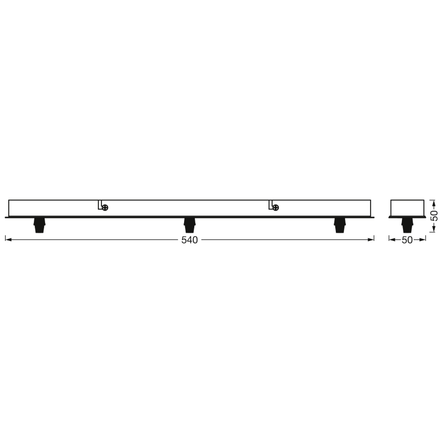 Osram - Držač PENDULUM 230V, crni