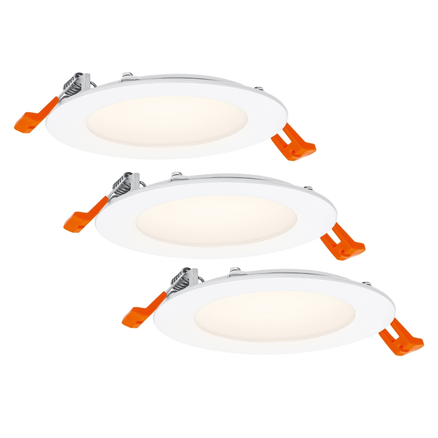 Osram - Komplet 3x LED ugradno spot svetlo SPOT LED/8W/230V 3000K, prečnik 12 cm, bela