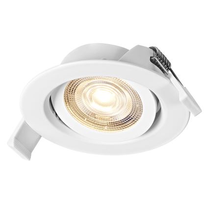 Osram - Komplet 3x LED prigušiva ugradni spot SPOT LED/4,9W/230V 2700K Ø 8,7 cm bela