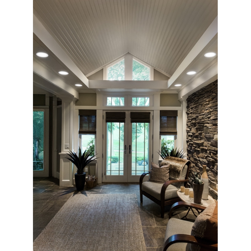 Osram - SET od 6 kom ugradnih LED svetiljki ESSENTIAL LED/18W/230V 4000K prečnika 22 cm bela