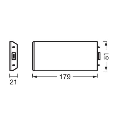 Osram - Komplet za proširenje za UNDERCABINET LED/3,85W/36V 3000K 8,1x17,9 cm crna