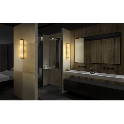 Osram - BATHROOM CLASSIC kupatilsko zidno svetlo 3xE14/12W/230V IP44 crno