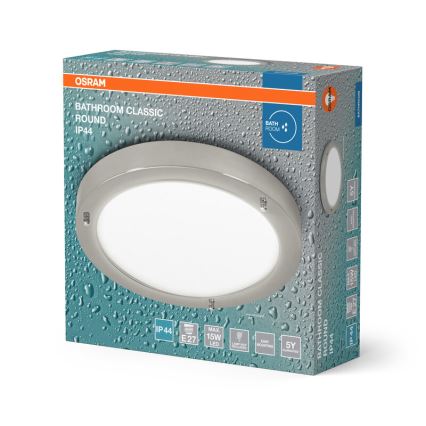 Osram - Plafonsko svetlo za kupatilo BATHROOM CLASSIC 1xE27/15W/230V prečnik 31 cm IP44