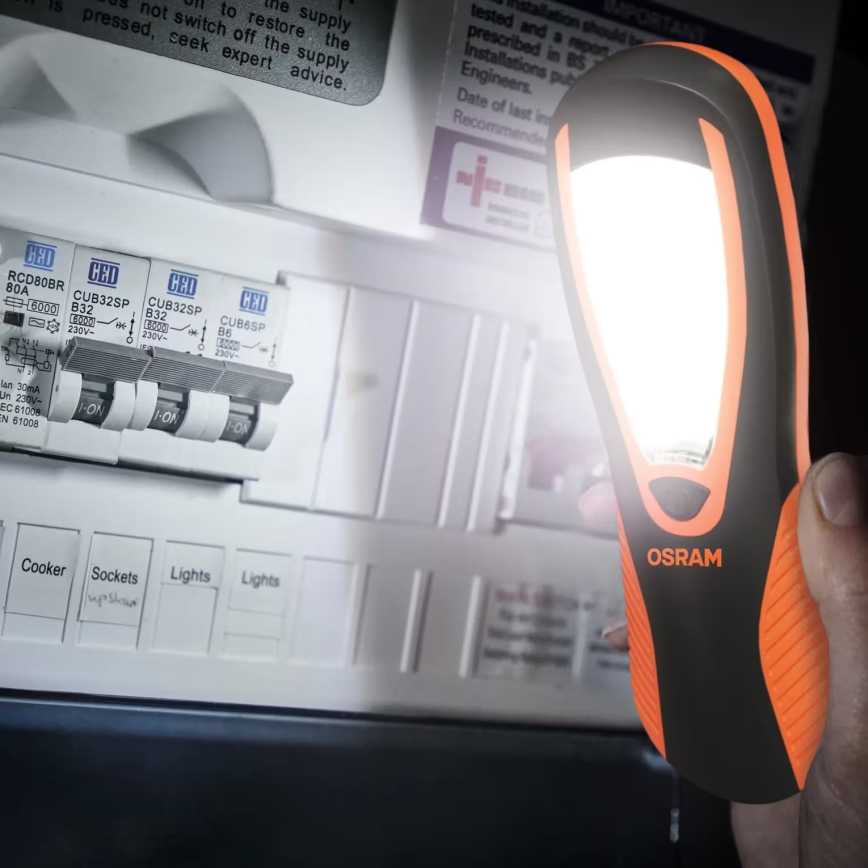 Osram - LED baterijska lampa LEDINSPECT TASK 180 ESSENTIAL LED/3W/3xAAA