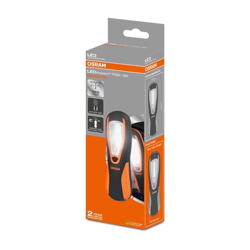 Osram - LED baterijska lampa LEDINSPECT TASK 180 ESSENTIAL LED/3W/3xAAA