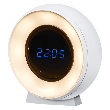 Osram - LED digitalni sat sa pozadinskim osvetljenjem NIGHTLUX LED/0,3W/5V 1000mAh 3000/4000/6500K bela
