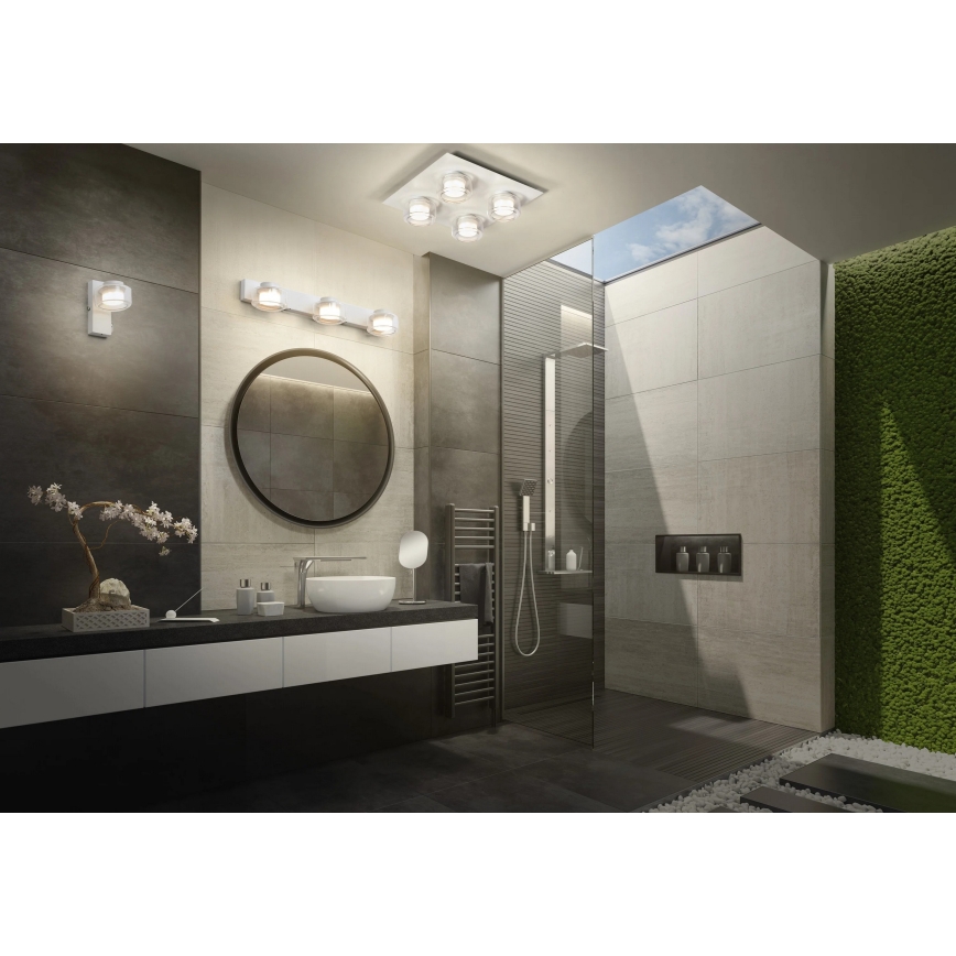 Osram - LED zidno svetlo za kupatilo ORBIS FLAME 2xLED/5,5W/230V IP44 bela