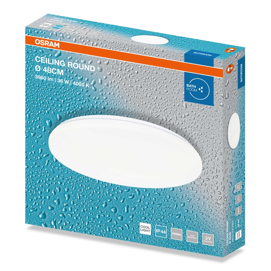 Osram - LED plafonsko svetlo za kupatilo CEILING ROUND LED/36W/230V 4000K Ø 48 cm IP44 belo