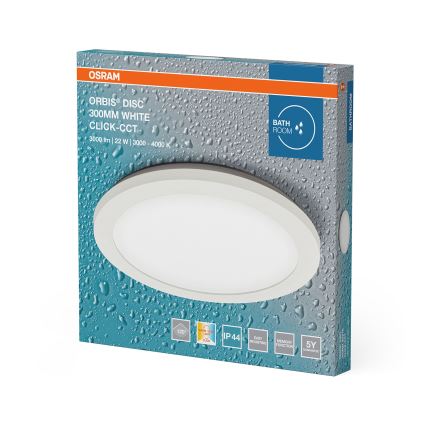 Osram - LED plafonsko svetlo za kupatilo ORBIS DISC LED/22W/230V 3000/4000K Ø 30 cm IP44 belo