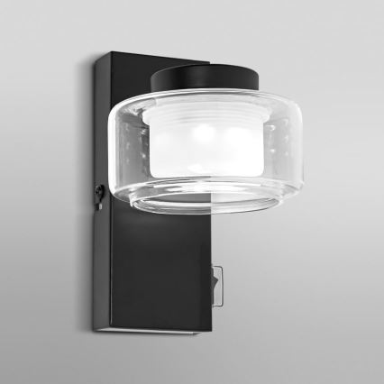 Osram - LED zidno svetlo za kupatilo ORBIS FLAME LED/5,5W/230V 3000/4000K IP44 crno