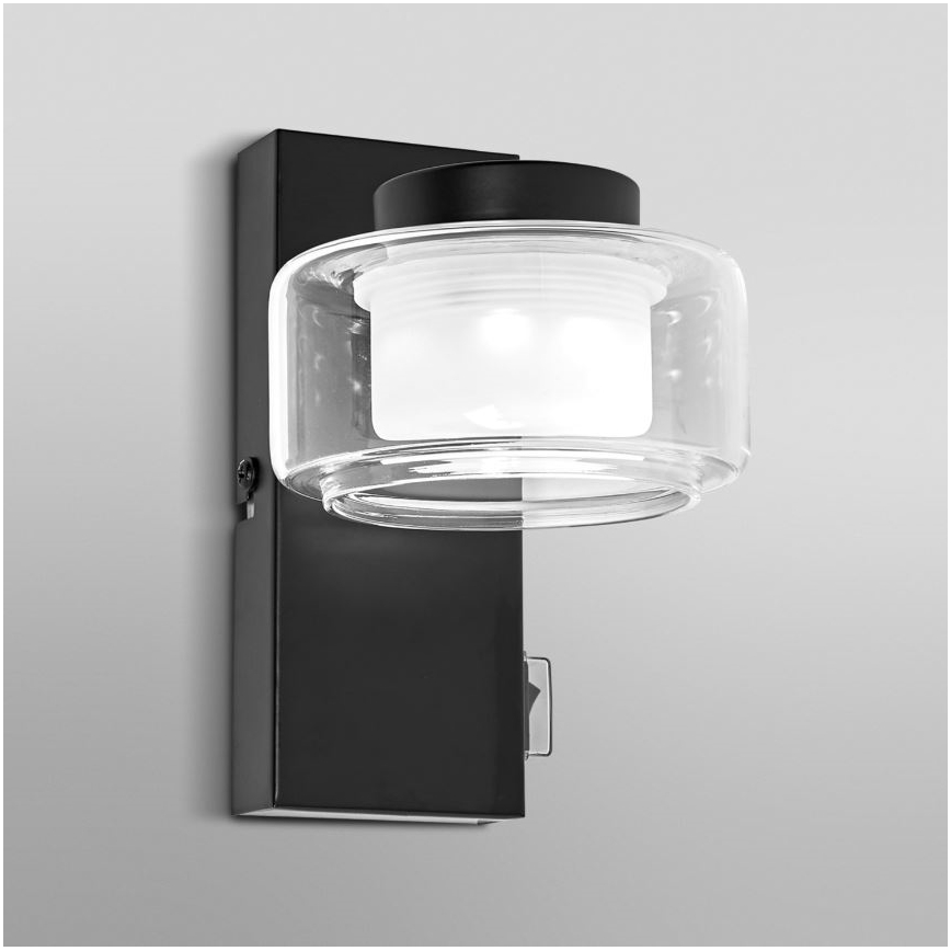 Osram - LED zidno svetlo za kupatilo ORBIS FLAME LED/5,5W/230V 3000/4000K IP44 crno