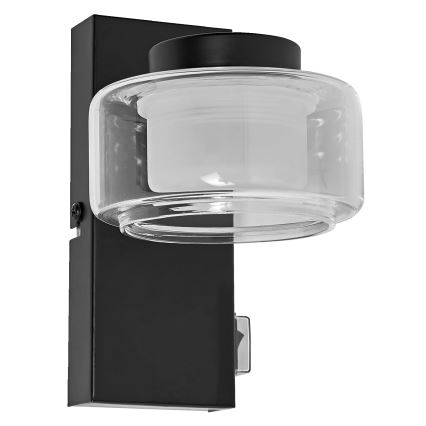 Osram - LED zidno svetlo za kupatilo ORBIS FLAME LED/5,5W/230V 3000/4000K IP44 crno