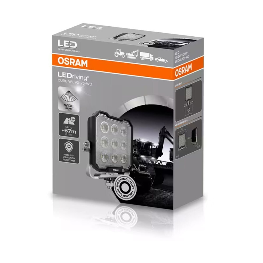 Osram - LED reflektor za automobil LEDRIVING WL VX125-WD LED/30W/12/24V IP69 6000K