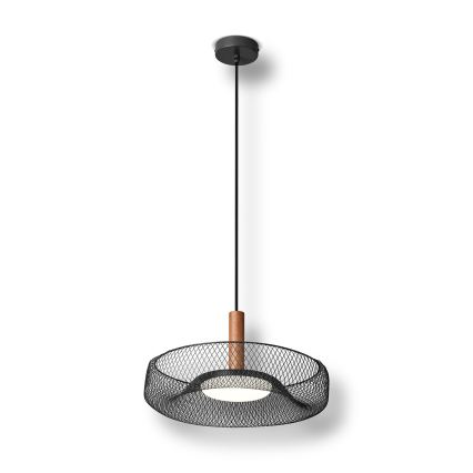 Osram - LED luster na sajli DECOR MESH LED/18,5W/230V prečnik 40 cm crna/kaučukovo drvo