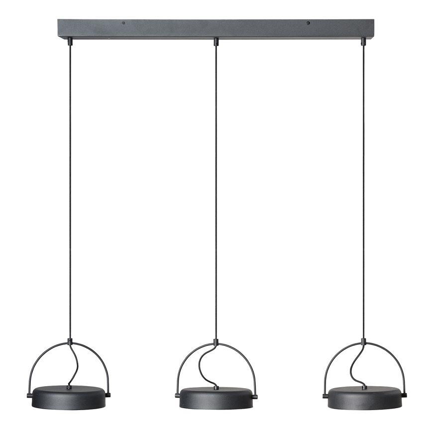 Osram - LED luster na sajli DECOR PUCK 3xLED/12W/230V CRI 90 crna
