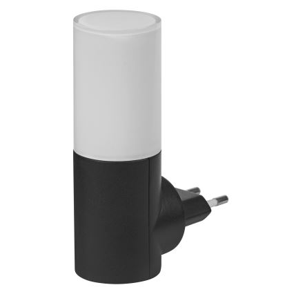 Osram - LED noćno svetlo sa senzorom sumraka LUNETTA LED/0,2W/230V crno
