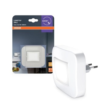 Osram - LED noćno svetlo sa senzorom sumraka LUNETTA LED/0,2W/230V