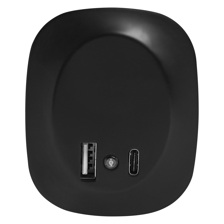 Osram - LED noćno svetlo za utičnicu sa senzorom i USB LUNETTA LED/12,5W/230V crna