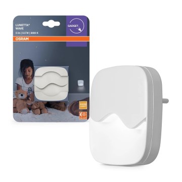 Osram - LED noćno svetlo za utičnicu sa senzorom sumraka LUNETTA LED/0,5W/230V