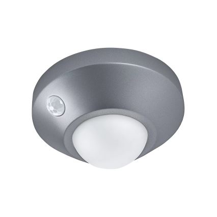 Osram - LED noćno svetlo sa senzorom NIGHTLUX LED/2W/3xAA, srebrno