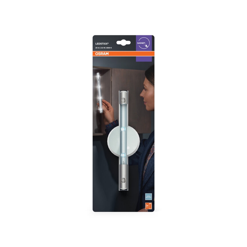 Osram - LED orijentaciono svetlo LEDSTIXX LED/0,6W/3xAAA