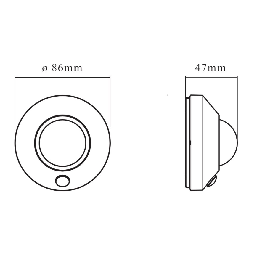 Osram - LED orijentaciono svetlo sa senzorom NIGHTLUX LED/2W/3xAA belo