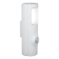 Osram - LED orijentaciono svetlo sa senzorom pokreta i sumraka NIGHTLUX LED/0,35W/3xAAA IP54 bela