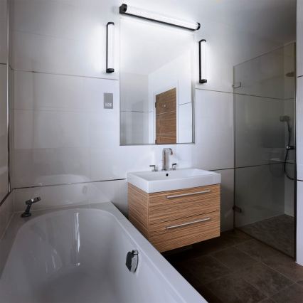 Osram - LED prigušiva rasveta za kupatilsko ogledalo ORBIS TUBE LED/12W/230V 3000/4000K 60 cm IP44 crna