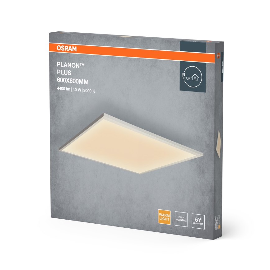 Osram - LED panel PLANON površinski montiran/40W/230V 59,5x59,5 cm beli