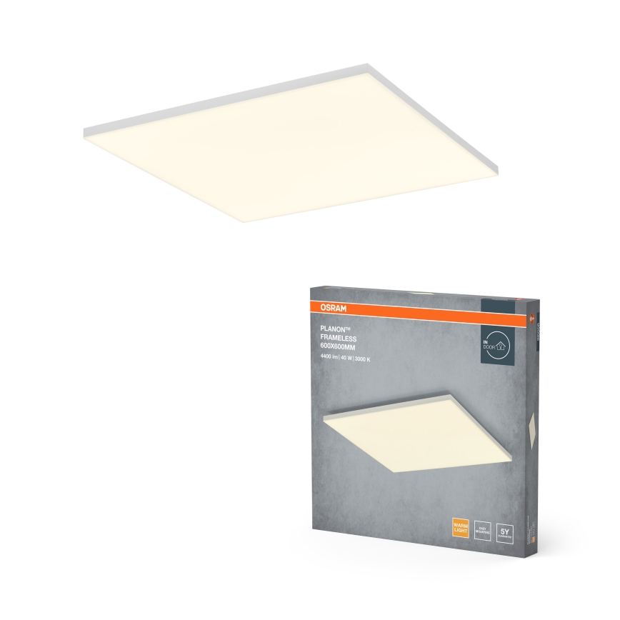 Osram - LED panel površinski montiran PLANON LED/40W/230V 3000K 60x60 cm bela