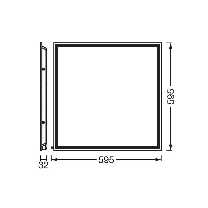 Osram - LED panel za spušteni plafon ESSENTIAL LED/40W/230V 3000/4000/6500K 60x60 cm UGR19