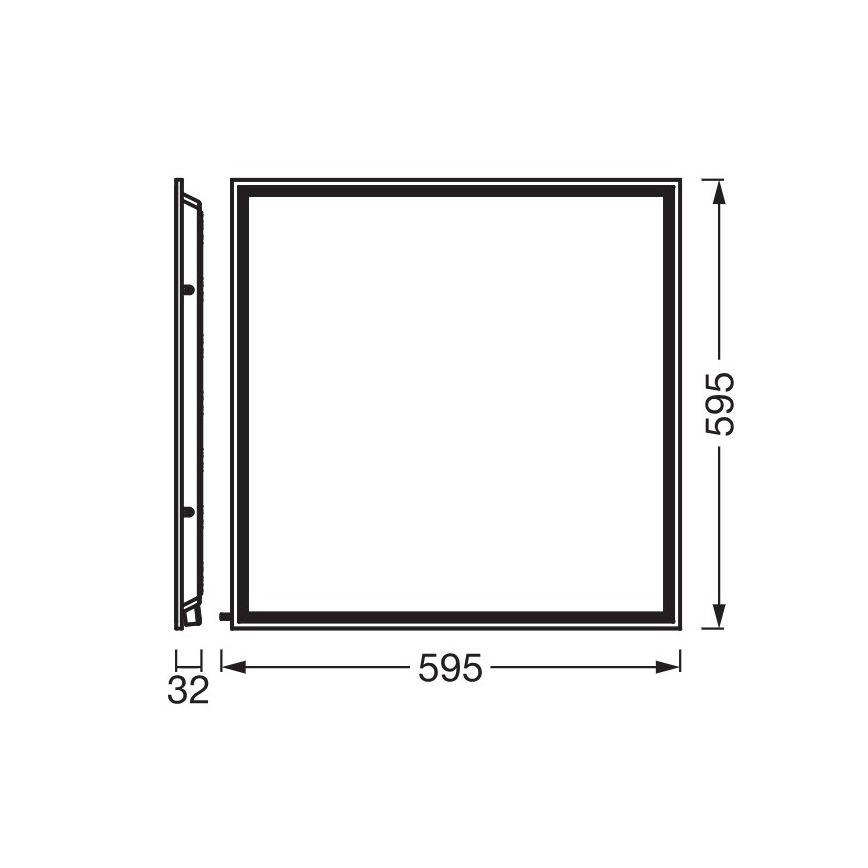 Osram - LED Panel za spušteni plafon ESSENTIAL LED/50W/230V 3000/4000/6500K 60x60 cm