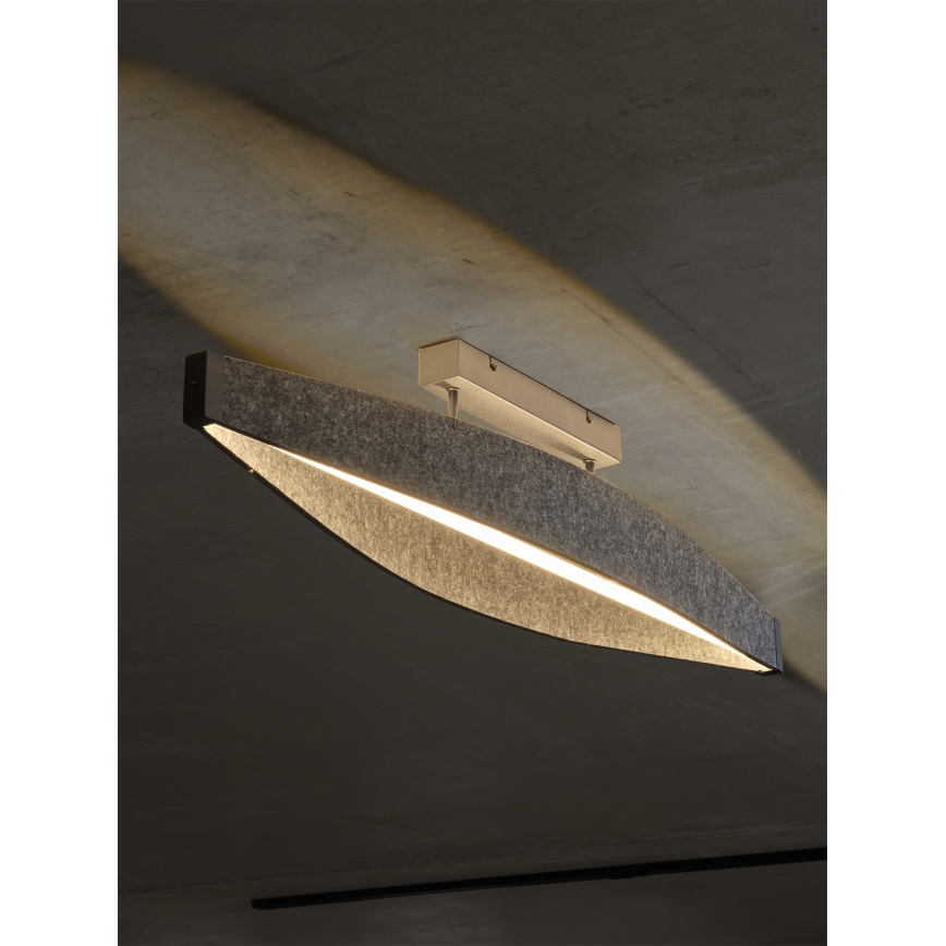 Osram - LED plafonski luster DECOR FLAT LED/23W/230V siva
