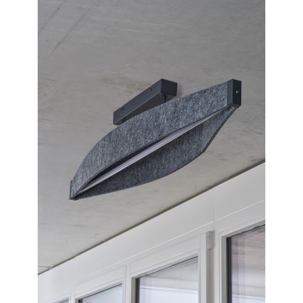 Osram - LED plafonski luster DECOR FLAT LED/23W/230V siva