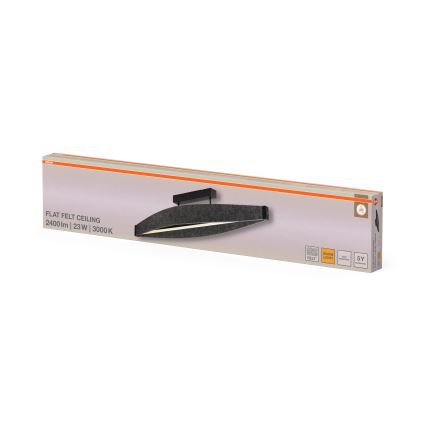 Osram - LED plafonski luster DECOR FLAT LED/23W/230V siva