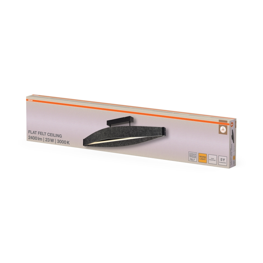 Osram - LED plafonski luster DECOR FLAT LED/23W/230V siva