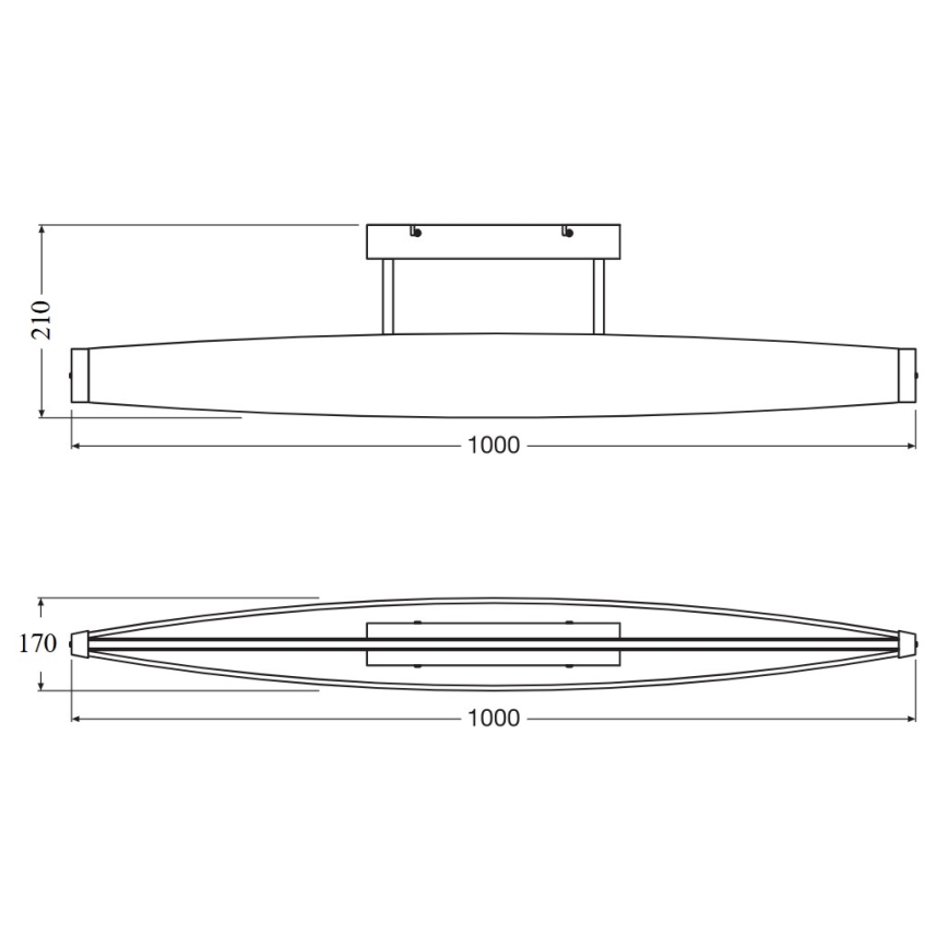Osram - LED plafonski luster DECOR FLAT LED/23W/230V siva