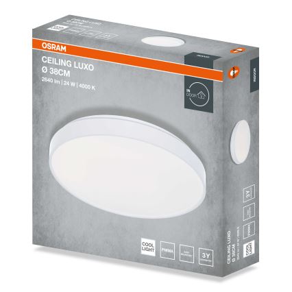 Osram - LED plafonsko svetlo CEILING LUXO LED/24W/230V prečnik 38 cm bela
