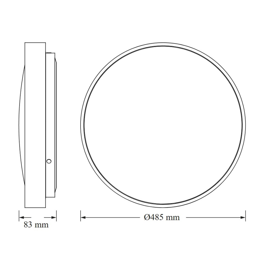 Osram - LED plafonsko svetlo CEILING LUXO LED/36W/230V prečnika 49 cm zlatno