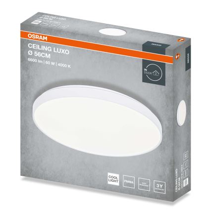 Osram - LED plafonsko svetlo CEILING LUXO LED/60W/230V, prečnik 56 cm, belo