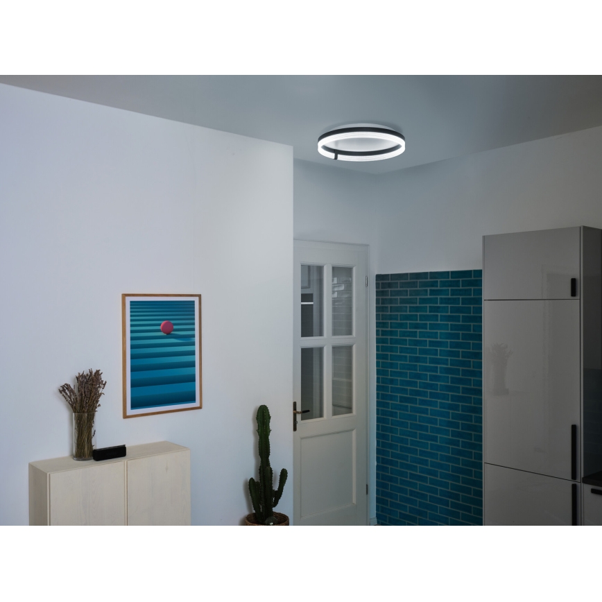Osram - LED plafonsko svetlo DECOR CIRCLE LED/32W/230V 3000/4000/6500K Ø 50 cm crna/bela