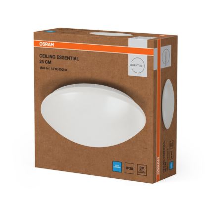 Osram - LED plafonsko svetlo ESSENTIAL LED/13W/230V 6500K prečnik 25 cm